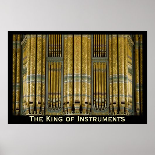 Affiche d'orgue du roi des instruments - Birmingha (Devant)