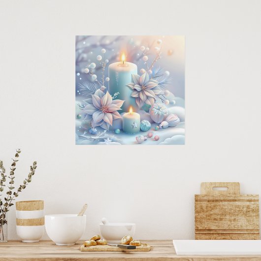 Affiche Dreamy Christmas Candles (Cuisine)
