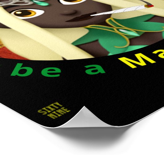 affiche drôle "BE A MARIE-JANE" (Coin)