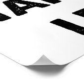 Affiche drôle d'apathie (Coin)
