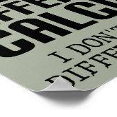 Affiche drôle de calcul différentiel pour femmes (Coin)