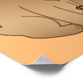 Affiche drôle de chiot Sub-Woofer (Coin)