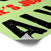 Affiche drôle de droit politiquement correct de (Coin)