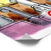 Affiche drôle de jeu d'arme à feu (Coin)