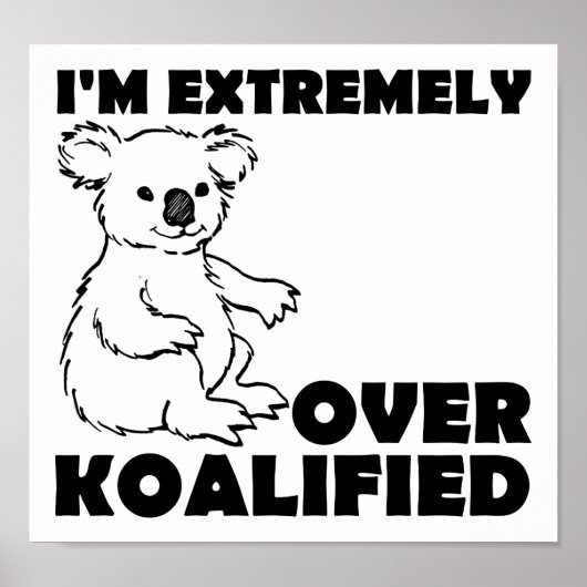 Affiche drôle de Koalafied (Devant)