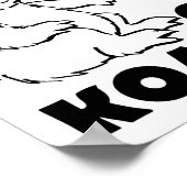 Affiche drôle de Koalafied (Coin)