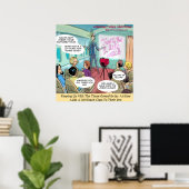 Affiche drôle de la classe LifeCoach Airlines (Bureau à domicile)