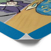 Affiche drôle de l'ennemi naturel des chats (Coin)