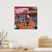 Affiche drôle de l'Orchestre de Baleines Orques (Cuisine)