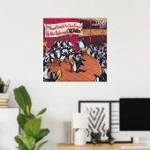 Affiche drôle de l'Orchestre de Baleines Orques (Bureau à domicile)
