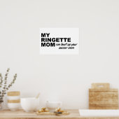 Affiche drôle de maman de ringette (Cuisine)