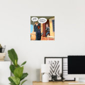Affiche drôle de missionnaires agnostiques (Bureau à domicile)