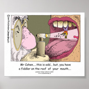 Affiche drôle de mon dentiste juif
