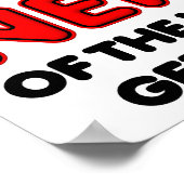 Affiche drôle de nerd alpha (Coin)