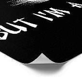 Affiche drôle de ninja prétendant humour (Coin)