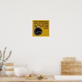 Affiche drôle de panneau d'attente de huit heures (Cuisine)