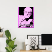 Affiche drôle de Pink Freud Signe Impression (Bureau à domicile)