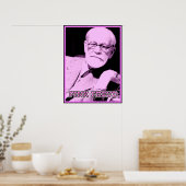 Affiche drôle de Pink Freud Signe Impression (Cuisine)