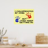 Affiche drôle de sécurisation de ma maison pour en (Cuisine)