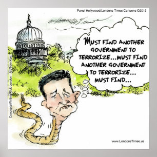 Affiche drôle de serpent de Ted Cruz