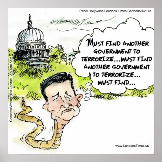 Affiche drôle de serpent de Ted Cruz (Devant)