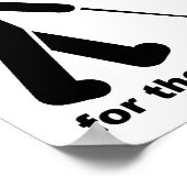 Affiche drôle de signe de gros câlin moche (Coin)