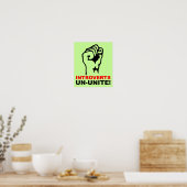 Affiche drôle de signe pour introvertis non unis (Cuisine)