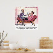 Affiche drôle de thérapie de prêt hypothécaire inv (Cuisine)