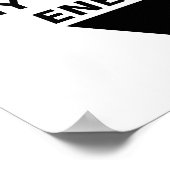Affiche drôle d'ennemi autocorrigé (Coin)