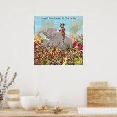 Affiche drôle d'Hannibal Barca conquérant des terr (Cuisine)