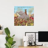 Affiche drôle d'Hannibal Barca conquérant des terr (Bureau à domicile)