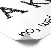 Affiche drôle encore un gamin (Coin)