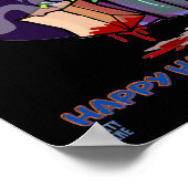 affiche drôle "HAPPY HALLOWEEN 2" (Coin)