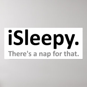 Affiche drôle iSleepy