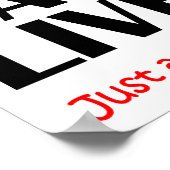 Affiche drôle "Le café sauve des vies" (Coin)