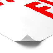 Affiche drôle pour faire des choses stupides (Coin)