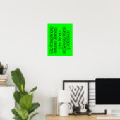 Affiche drôle problèmes sérieux ami imaginaire (Bureau à domicile)