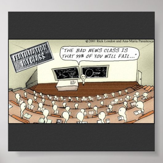 Affiche drôle Sperm Class 101 (Devant)