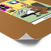 Affiche drôle unique typique de castor Wills (Coin)