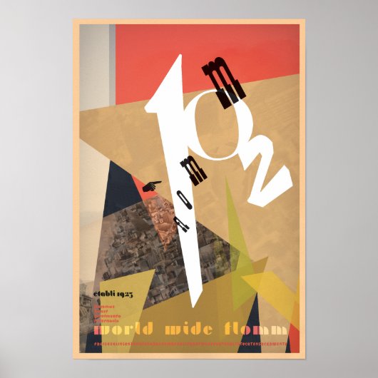 Affiche du 102e ANNIVERSAIRE de FLOMM (Devant)