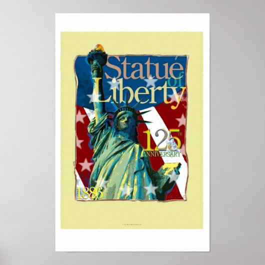 Affiche du 125e anniversaire de la Statue de la Li (Devant)
