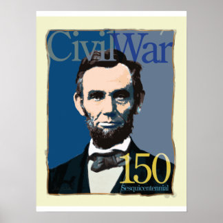 Affiche du 150e anniversaire de la guerre civile d