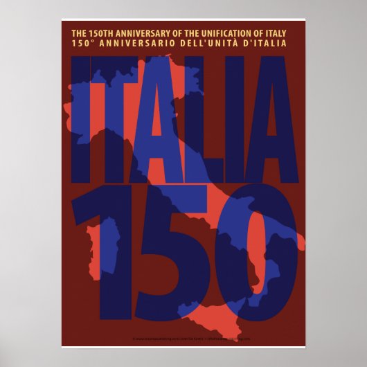 Affiche du 150e anniversaire de l'unification de l (Devant)