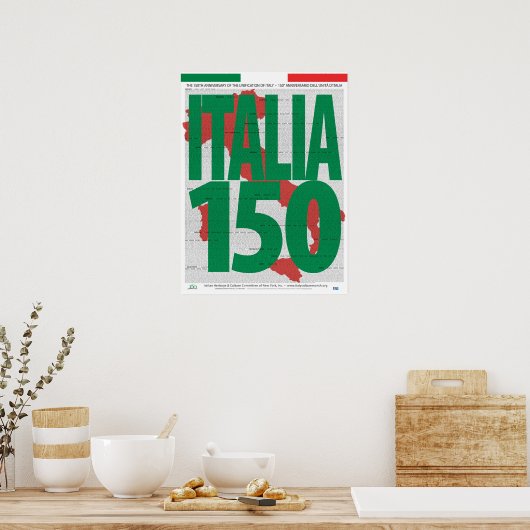 Affiche du 150e anniversaire de l'unification de l (Cuisine)