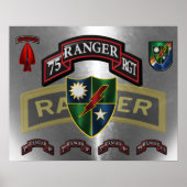 Affiche du 75e régiment de rangers (Devant)