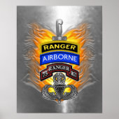 Affiche du 75e régiment de rangers (Devant)