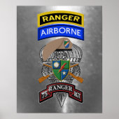 Affiche du 75e régiment de rangers (Devant)