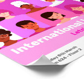 Affiche du 8 mars journée internationale des femme (Coin)