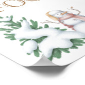 Affiche du baby shower d'hiver "Guess the Baby Foo (Coin)