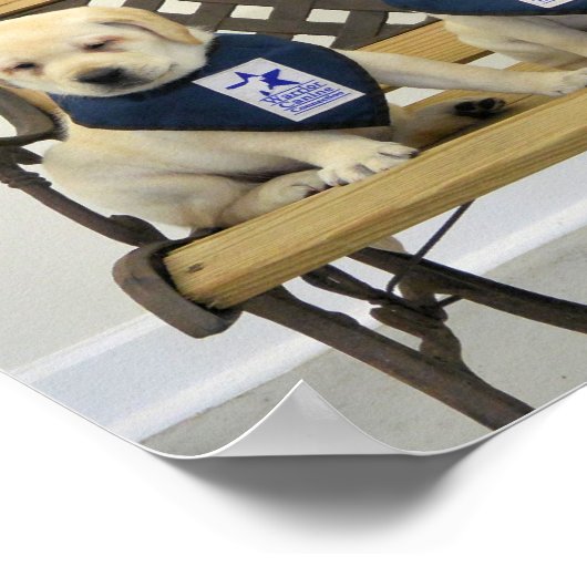 Affiche du banc météorologique (Coin)